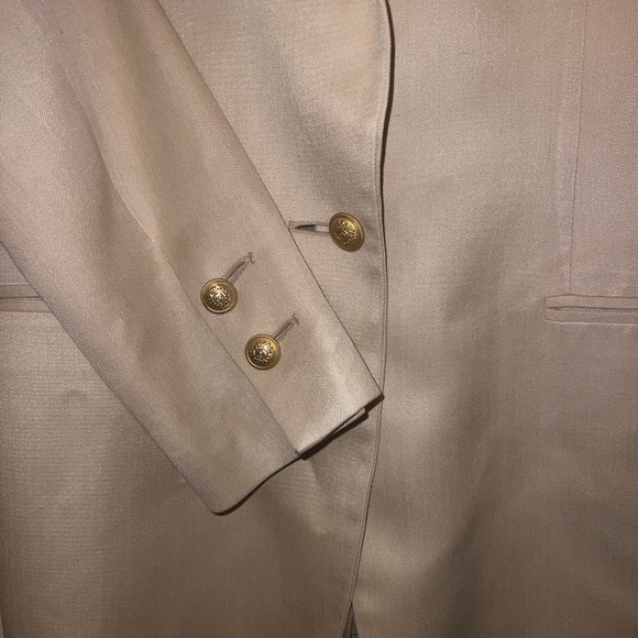 Cream Vintage Blazer with Gold Buttons - Picture 2 of 2